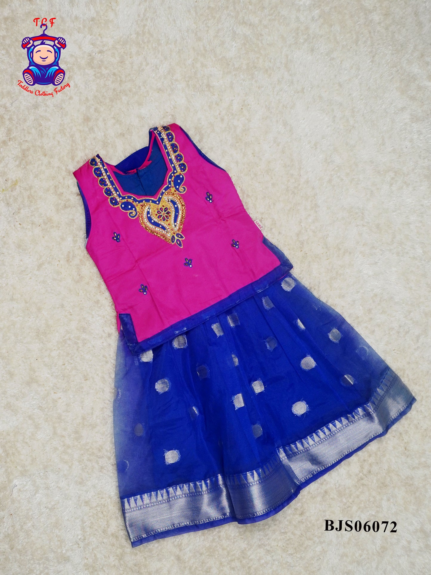 Pink & Blue - Pavadai Sattai