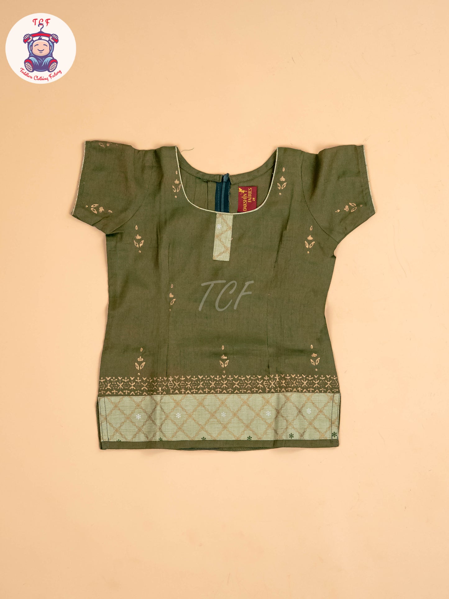 Light Green Cotton Pavadai Sattai