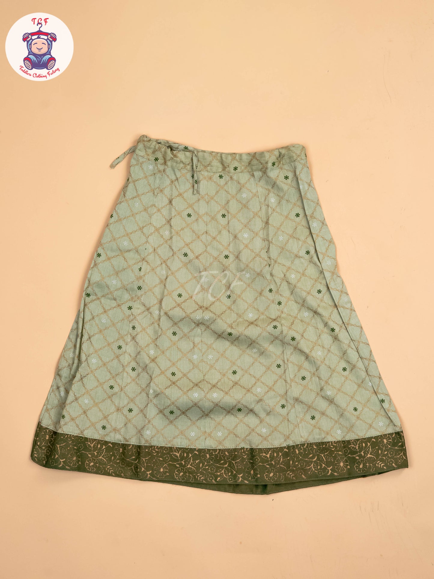 Light Green Cotton Pavadai Sattai