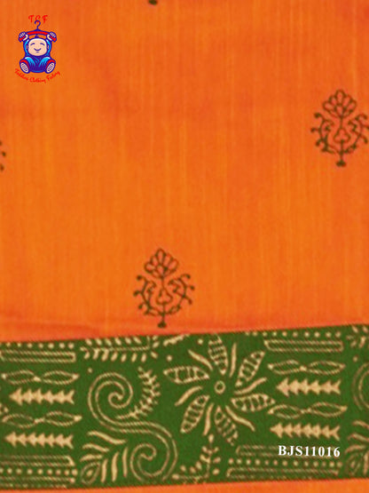 Orange & Green - Pavadai Sattai