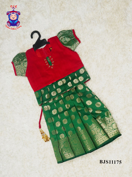 Red & Green - Pavadai Sattai