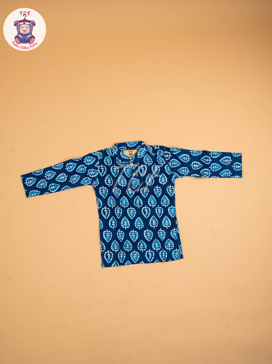 Indiogo - Boys Printed Long Kurta