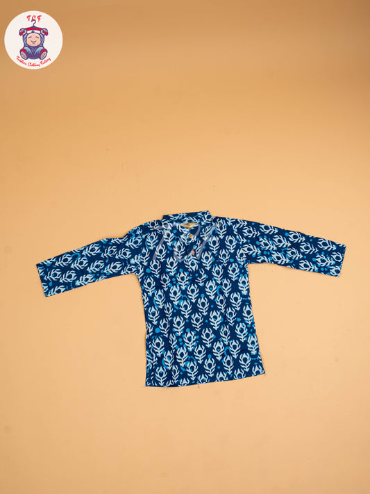Indiogo - Boys Printed Long Kurta