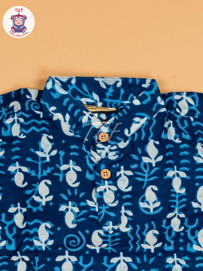 Indiogo - Boys Printed Long Kurta