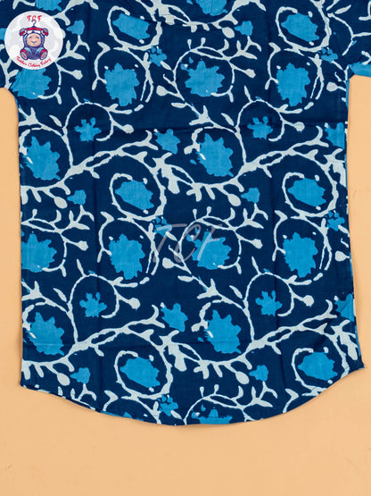 Indiogo - Boys Printed Short Kurta