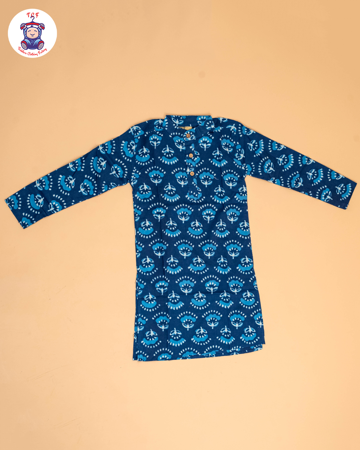 Indiogo - Boys Printed Long Kurta