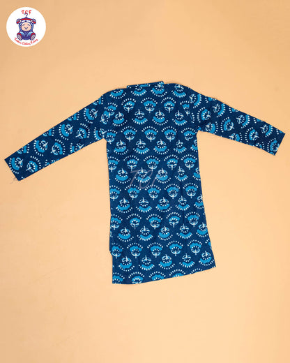 Indiogo - Boys Printed Long Kurta