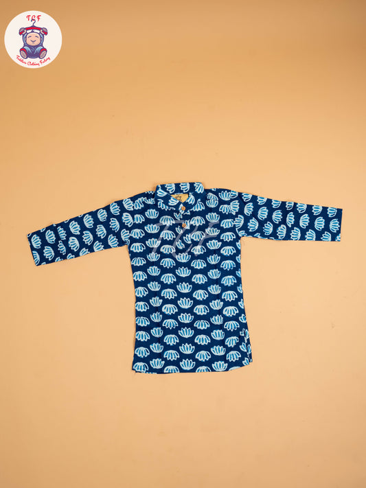 Indiogo - Boys Printed Long Kurta