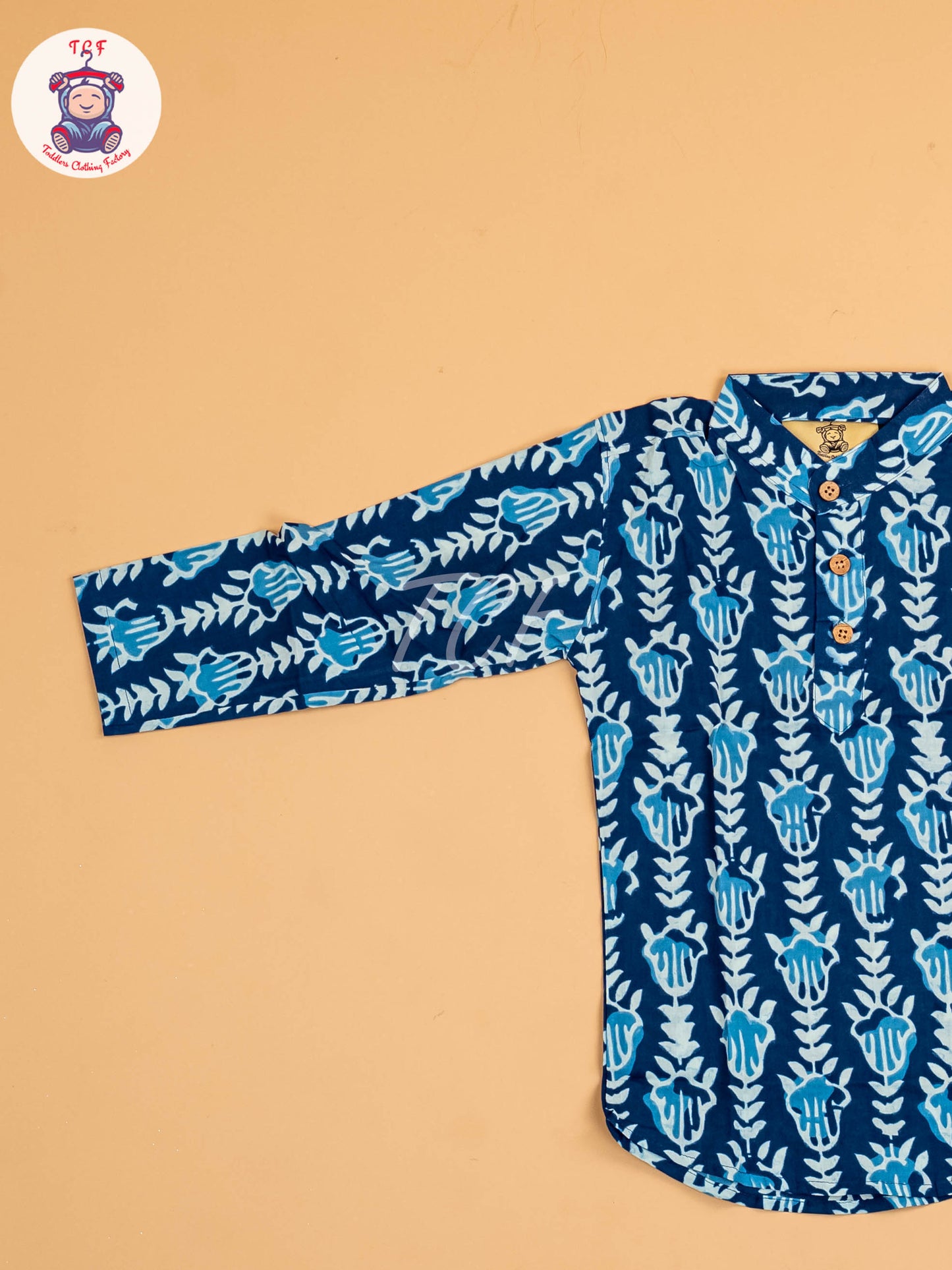 Indiogo - Boys Printed Long Kurta