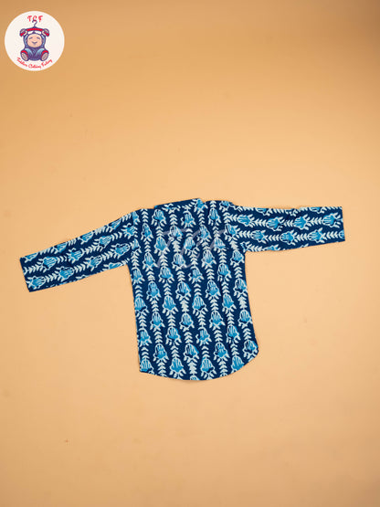 Indiogo - Boys Printed Long Kurta
