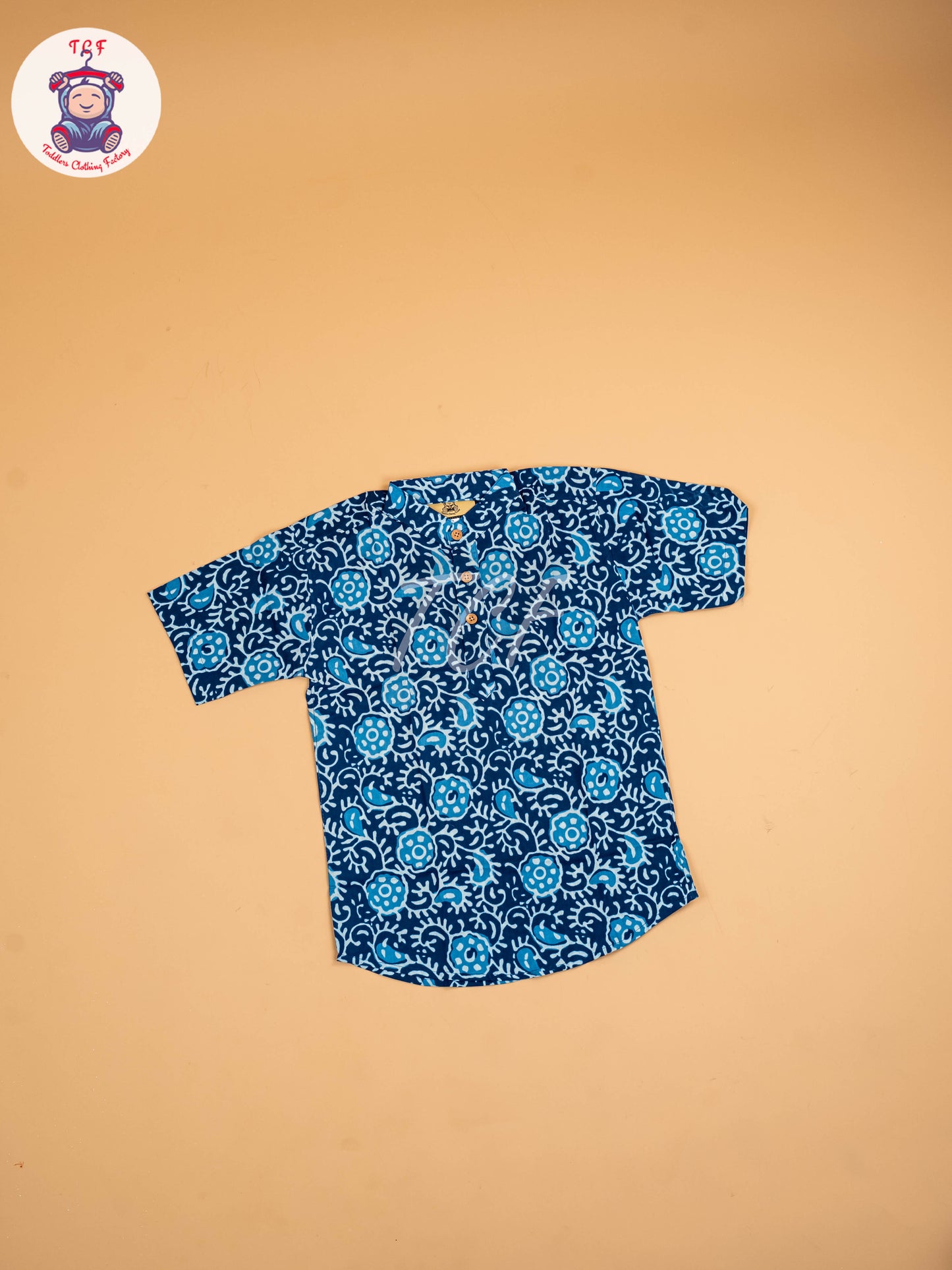 Indiogo - Boys Printed Short Kurta