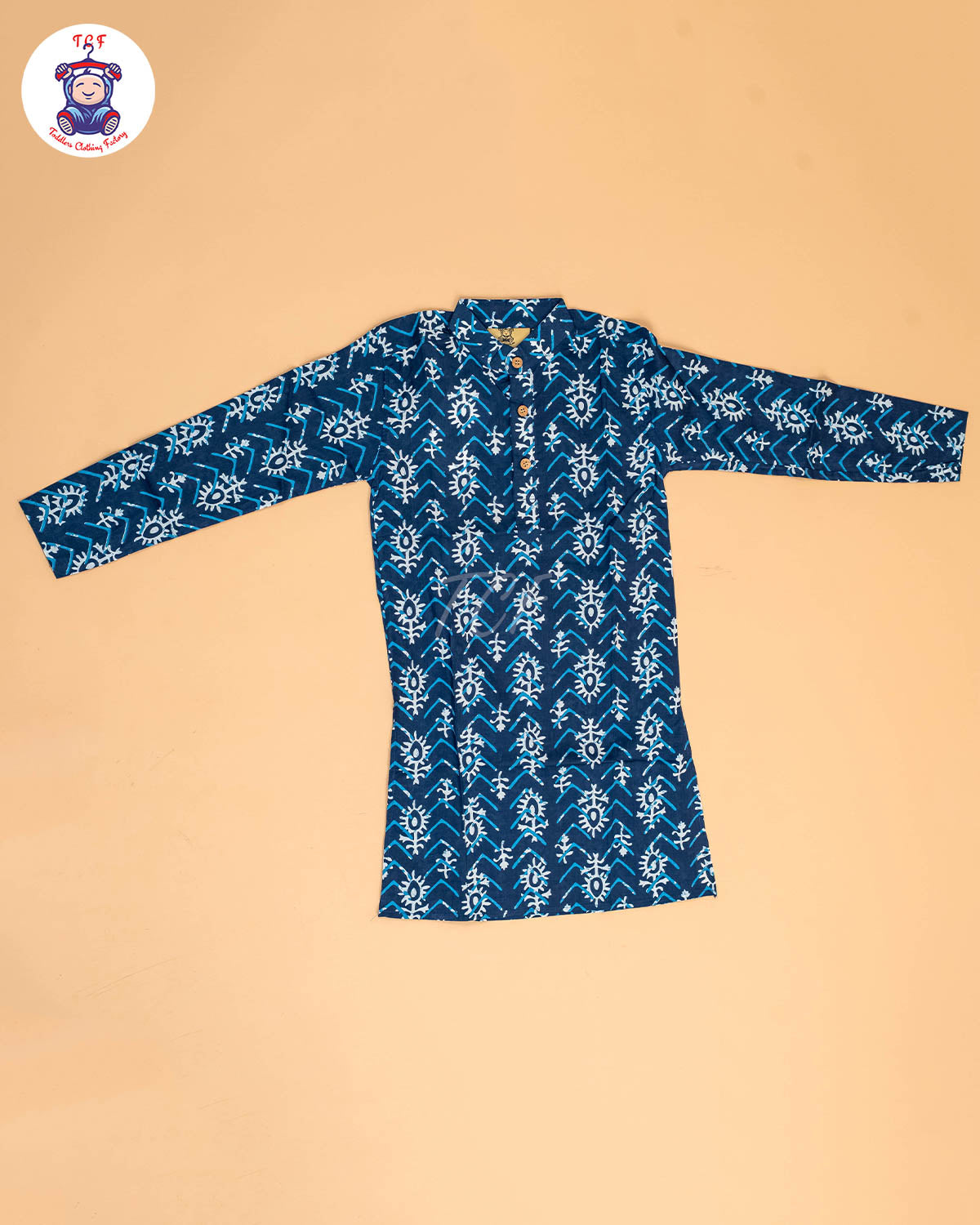 Indiogo - Boys Printed Long Kurta