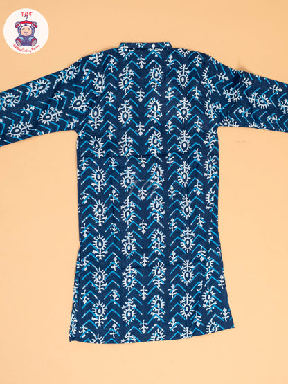 Indiogo - Boys Printed Long Kurta