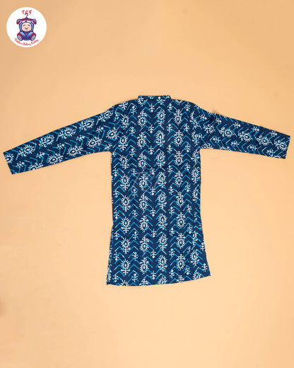 Indiogo - Boys Printed Long Kurta