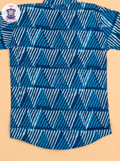 Indiogo - Boys Printed Short Kurta