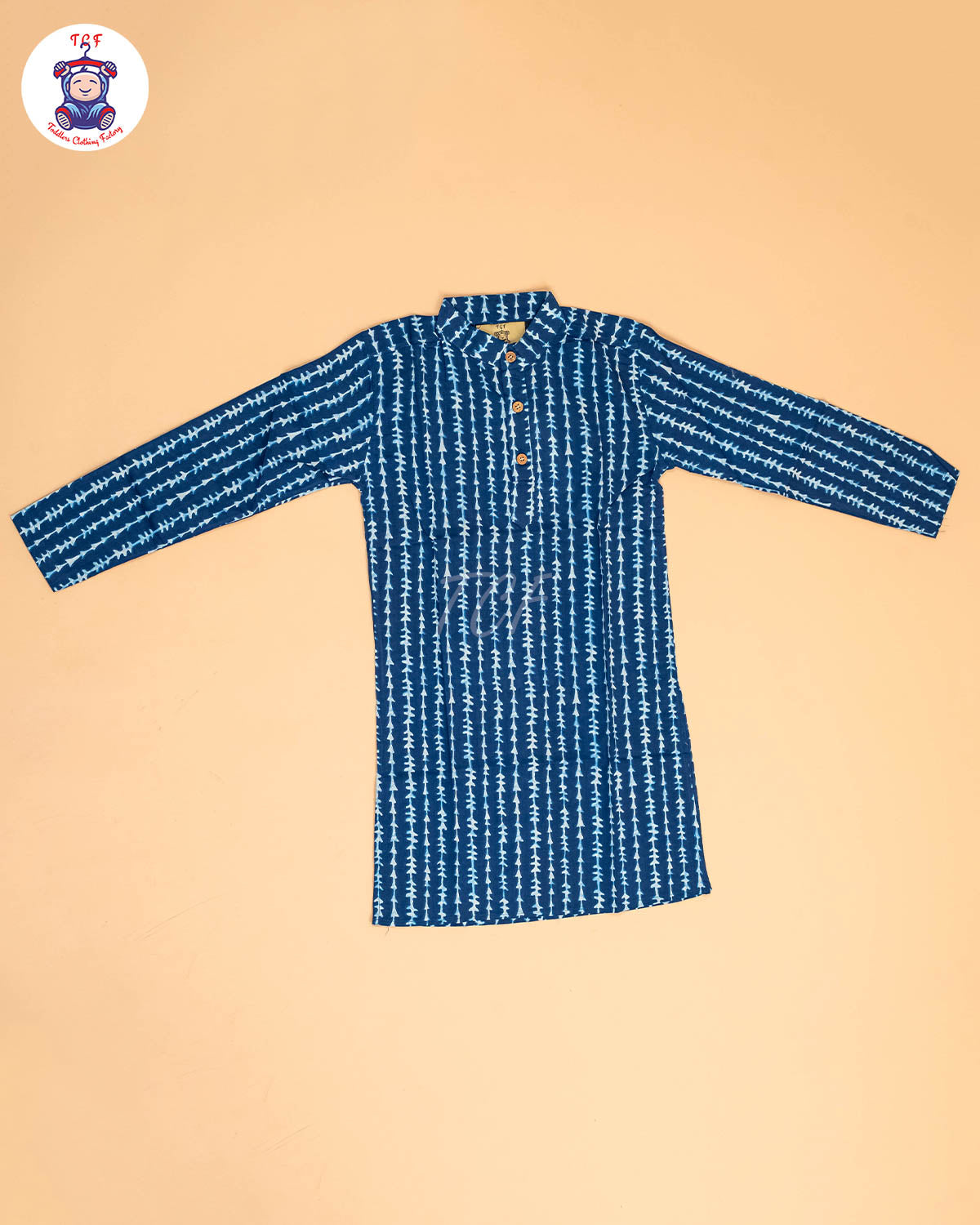 Indiogo - Boys Printed Long Kurta