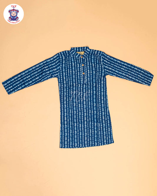 Indiogo - Boys Printed Long Kurta