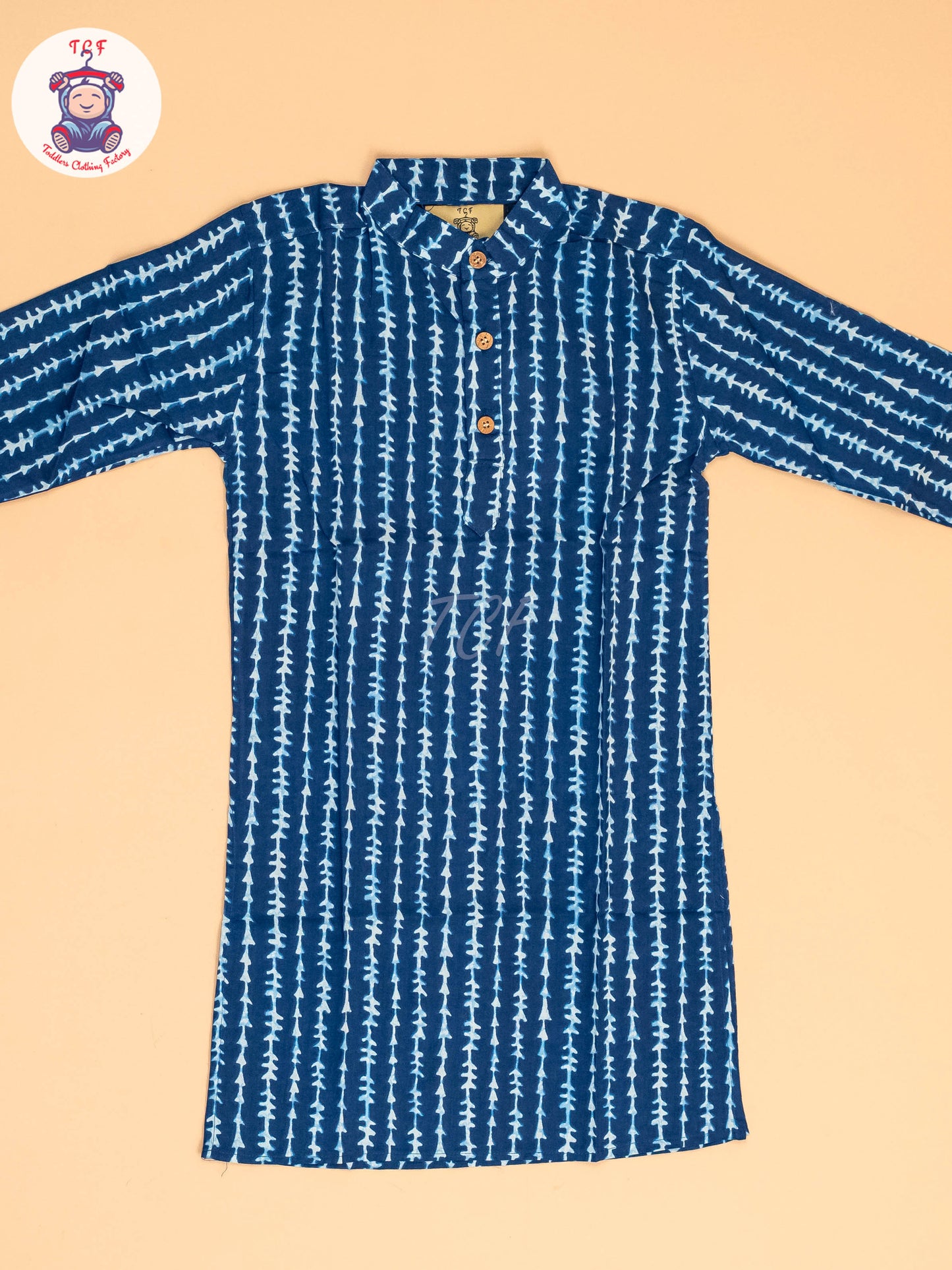Indiogo - Boys Printed Long Kurta