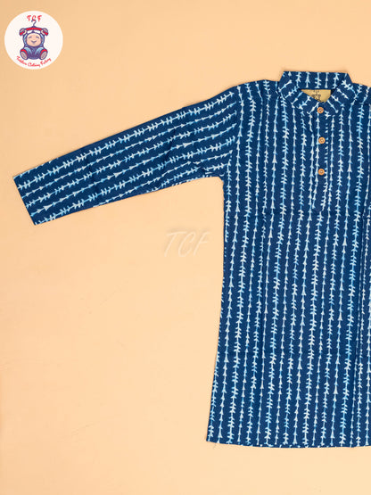 Indiogo - Boys Printed Long Kurta