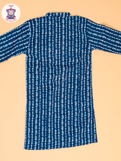 Indiogo - Boys Printed Long Kurta