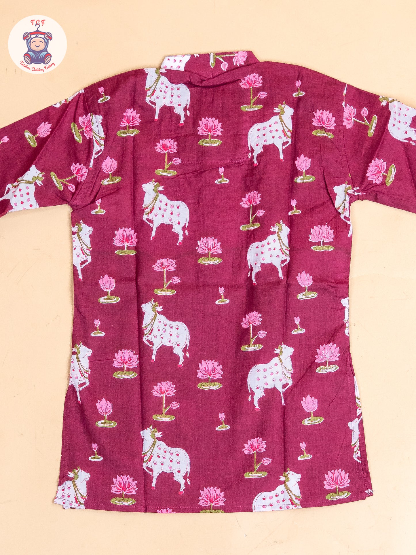 Majentha - Boys Printed Long Kurta