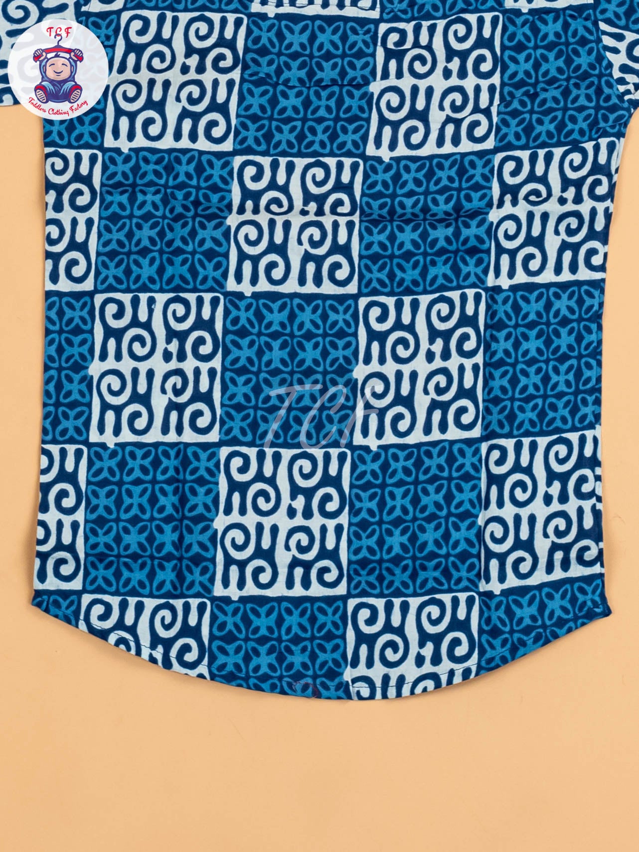Indiogo - Boys Printed Short Kurta
