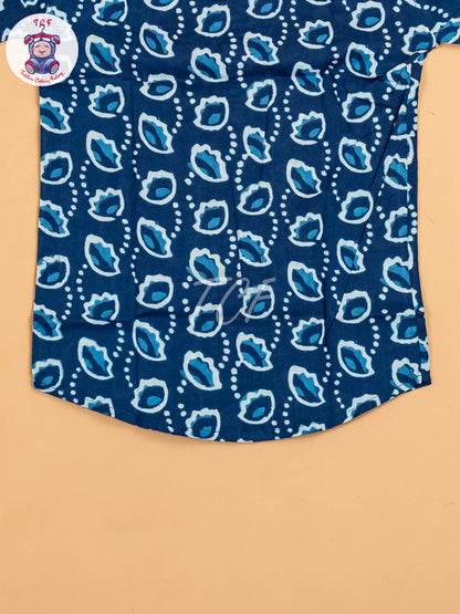 Indiogo - Boys Printed Short Kurta