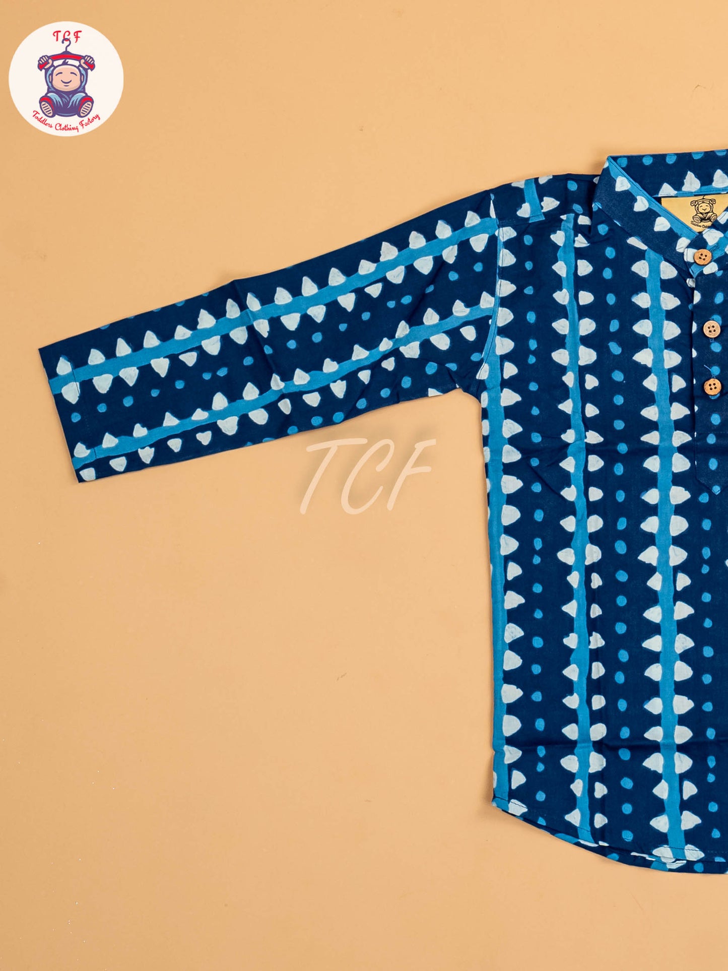 Indiogo - Boys Printed Short Kurta