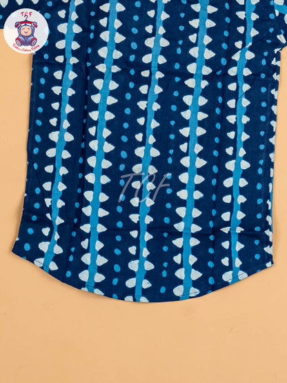 Indiogo - Boys Printed Short Kurta