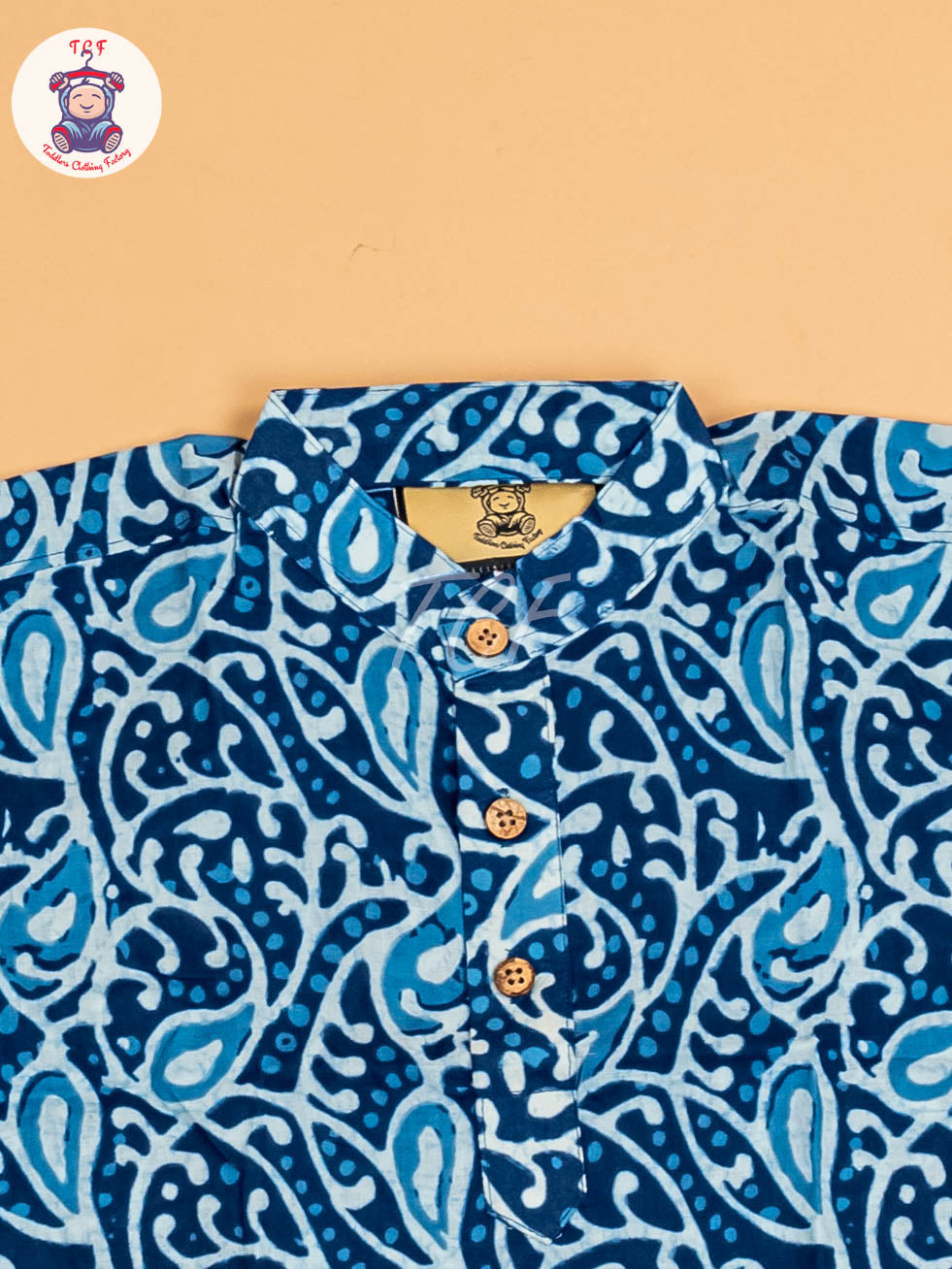 Indiogo - Boys Printed Short Kurta