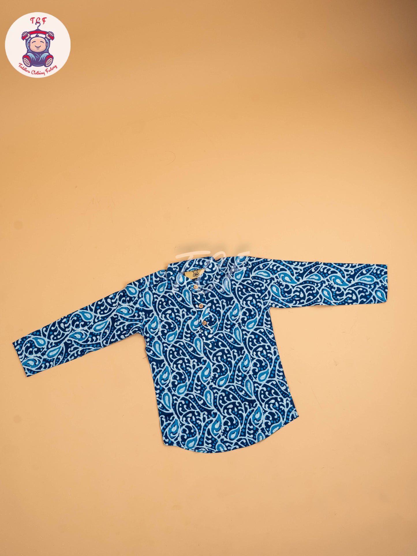 Indiogo - Boys Printed Short Kurta
