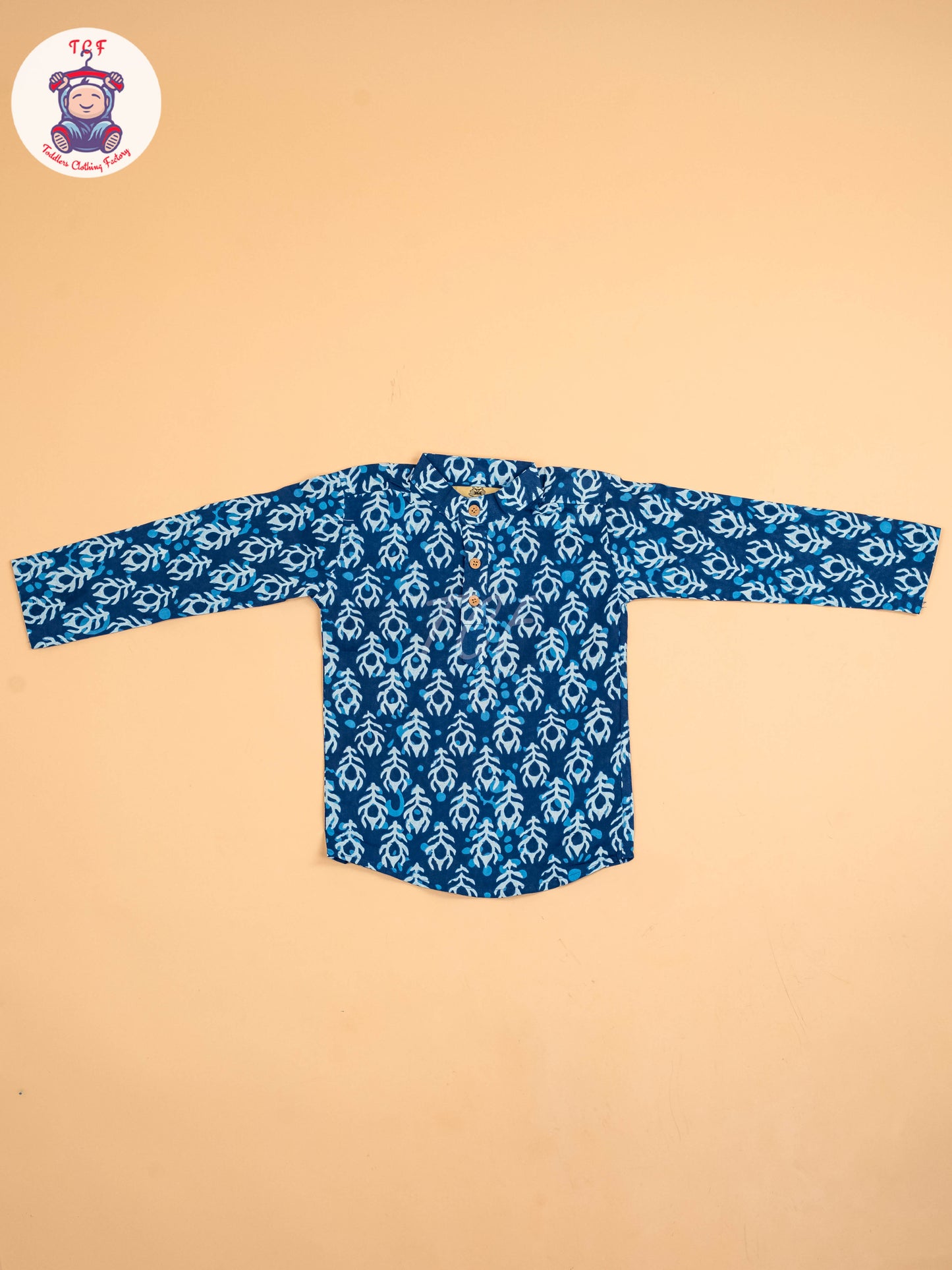 Indiogo - Boys Printed Short Kurta