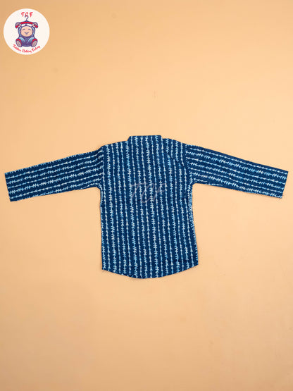 Indiogo - Boys Printed Short Kurta