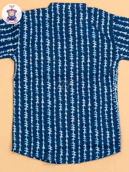 Indiogo - Boys Printed Short Kurta