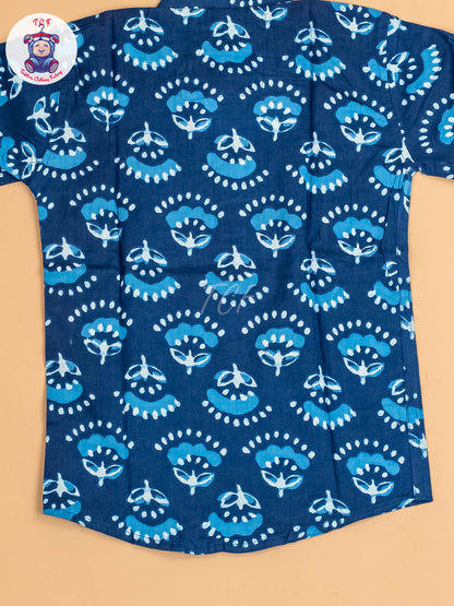 Indiogo - Boys Printed Short Kurta