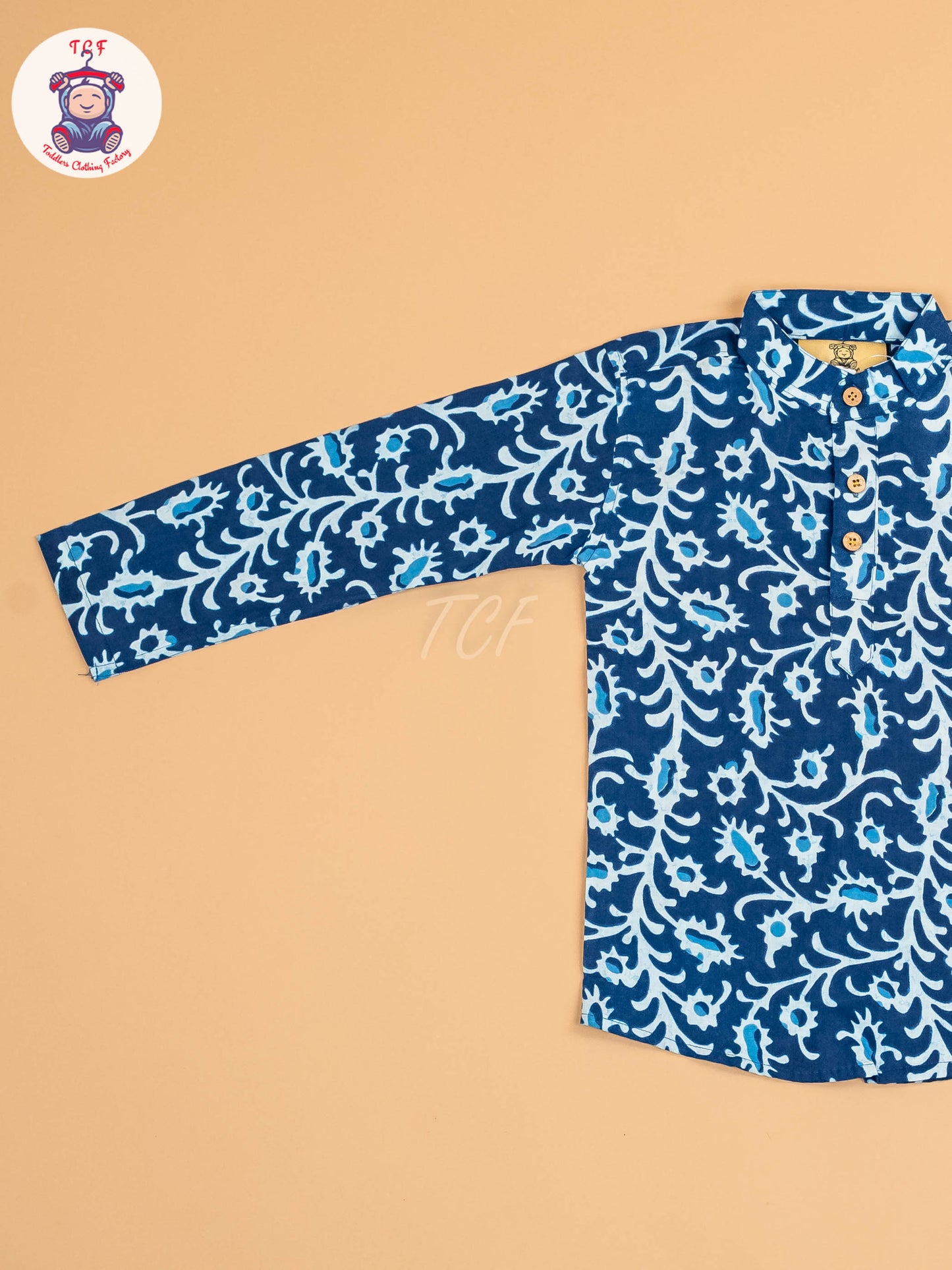 Indiogo - Boys Printed Short Kurta