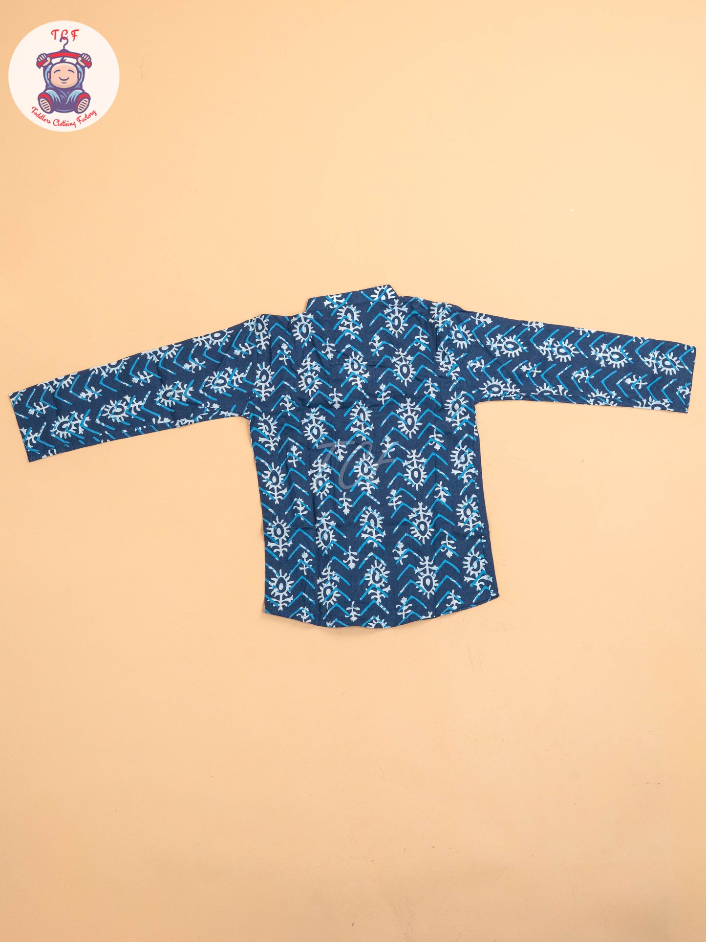 Indiogo - Boys Printed Short Kurta