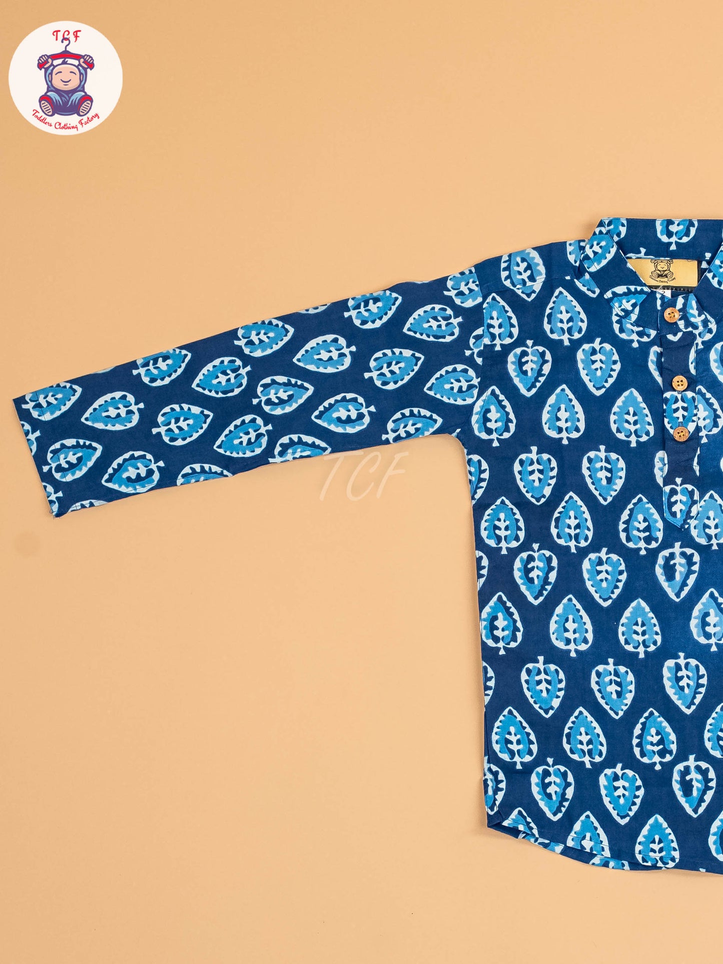 Indiogo - Boys Printed Short Kurta