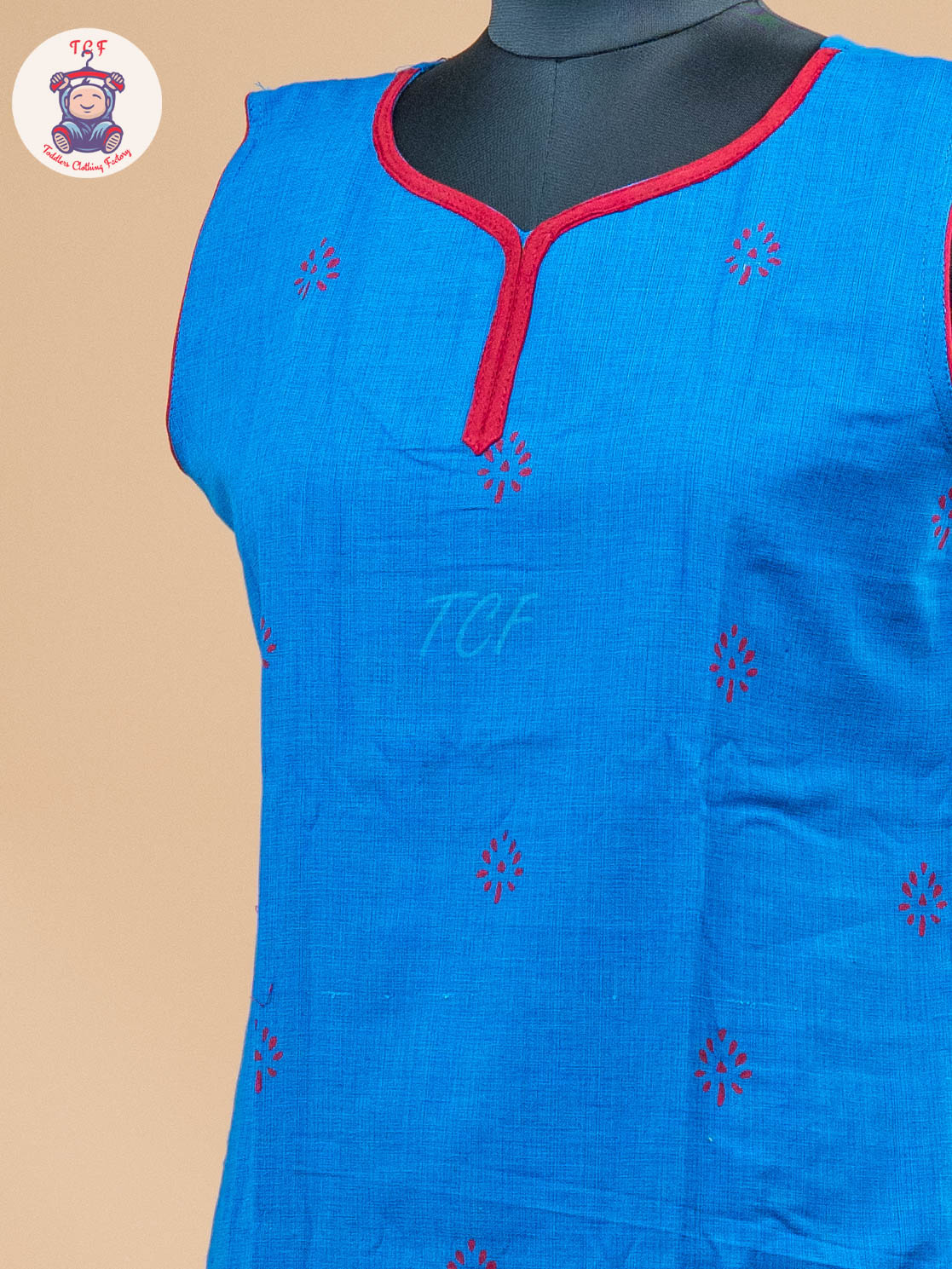 Pink & Blue - Adult Readymade Pavadai Sattai