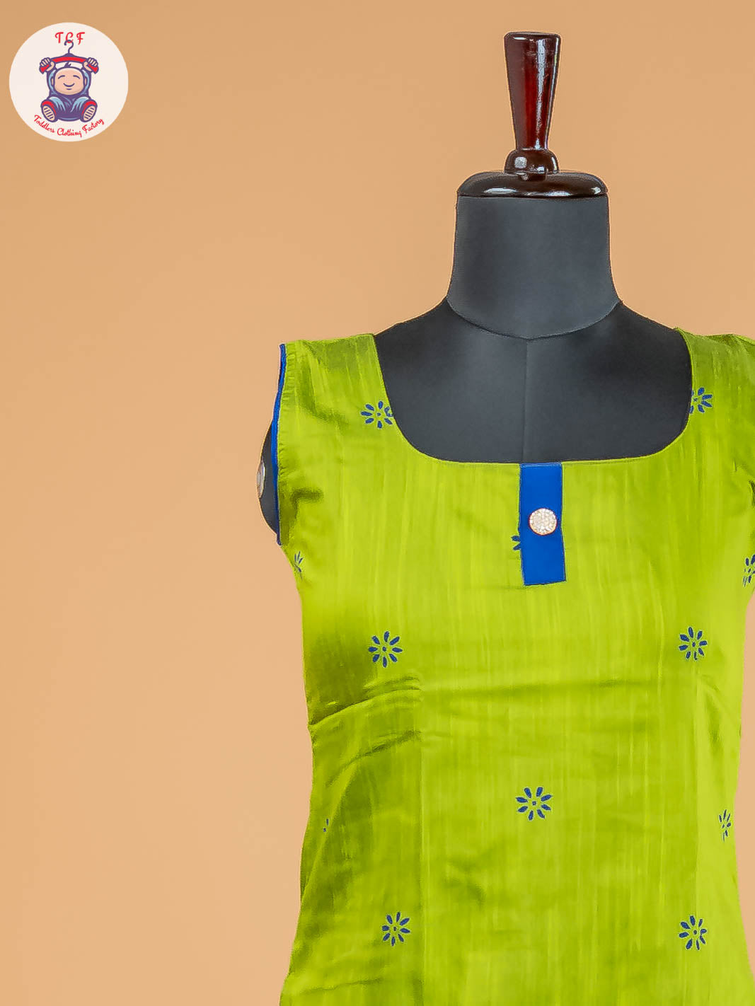 Green & Blue - Adult Readymade Pavadai Sattai