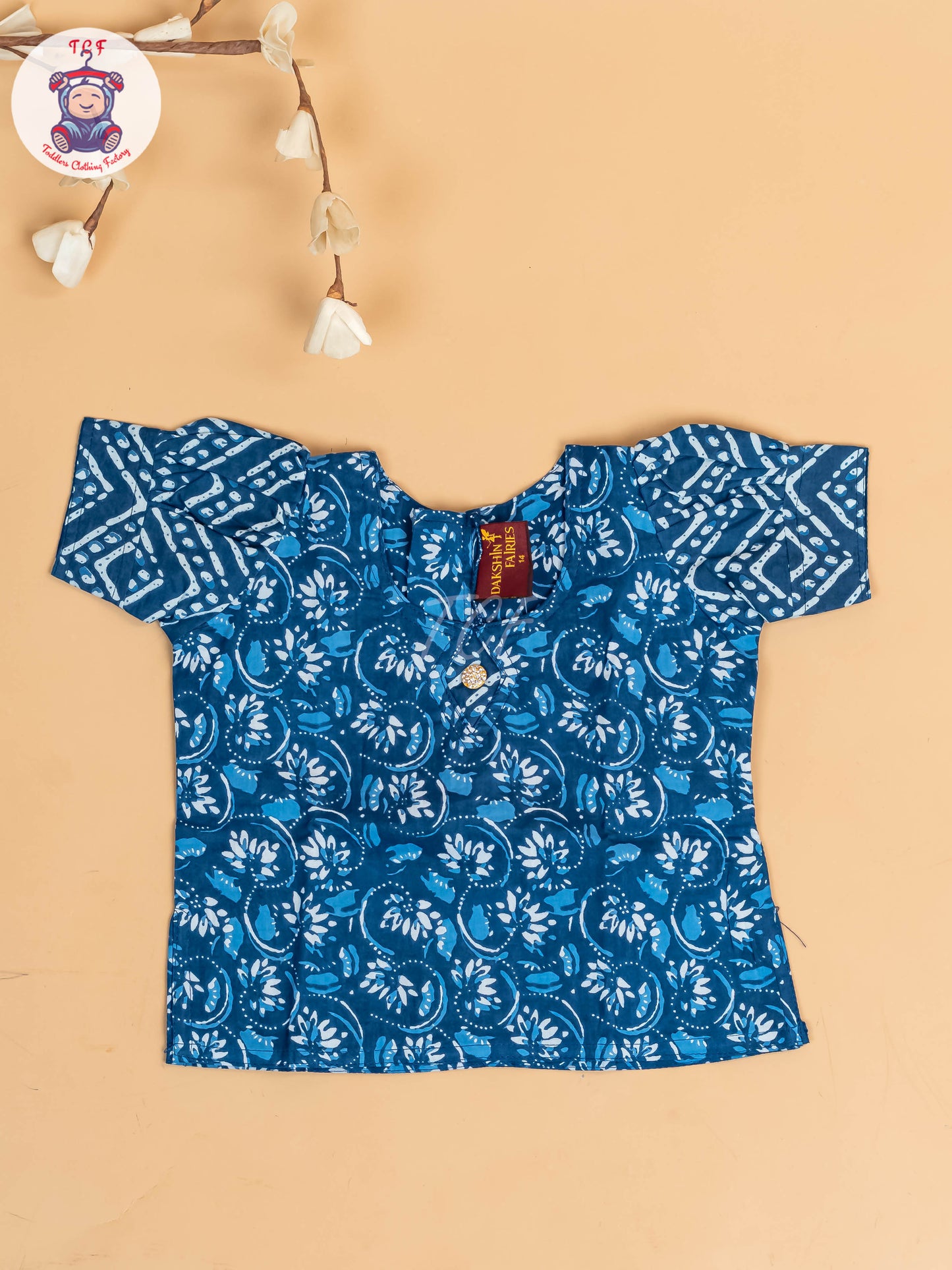Indingo - Girls Readymade Cotton Pavadai Sattai