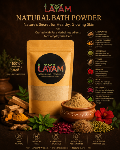Layam Natural Bath Powder