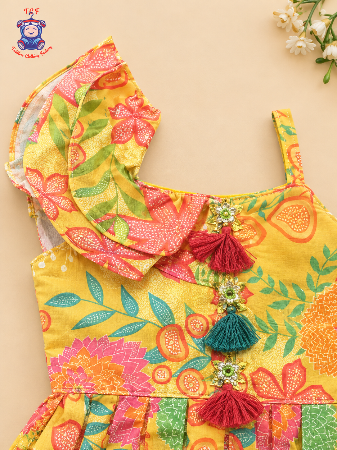Yellow - Zari Embroidered Sharara Set with Dupatta