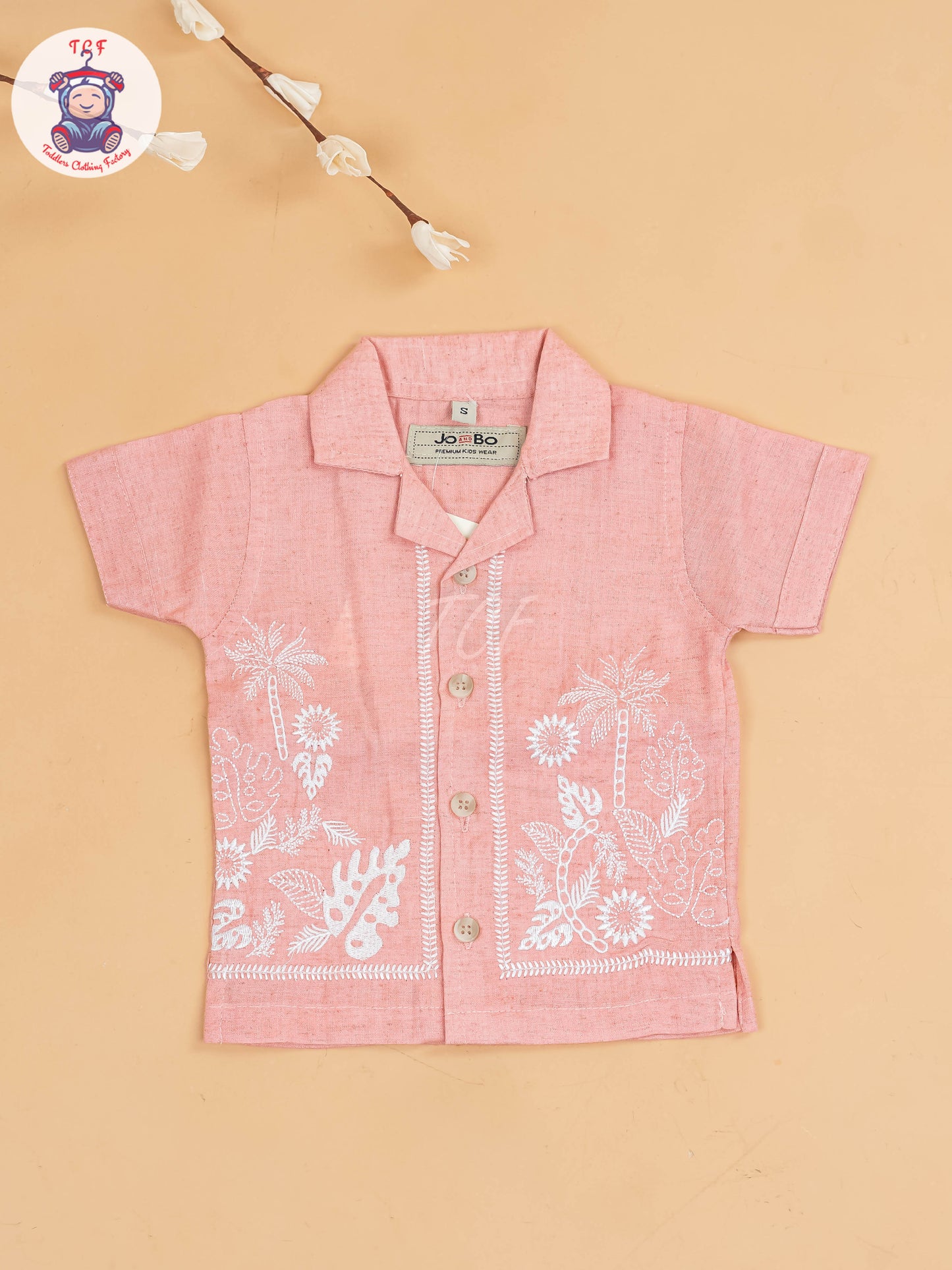Onion Pink - Boys Readymade Cotton Shirts & Shorts