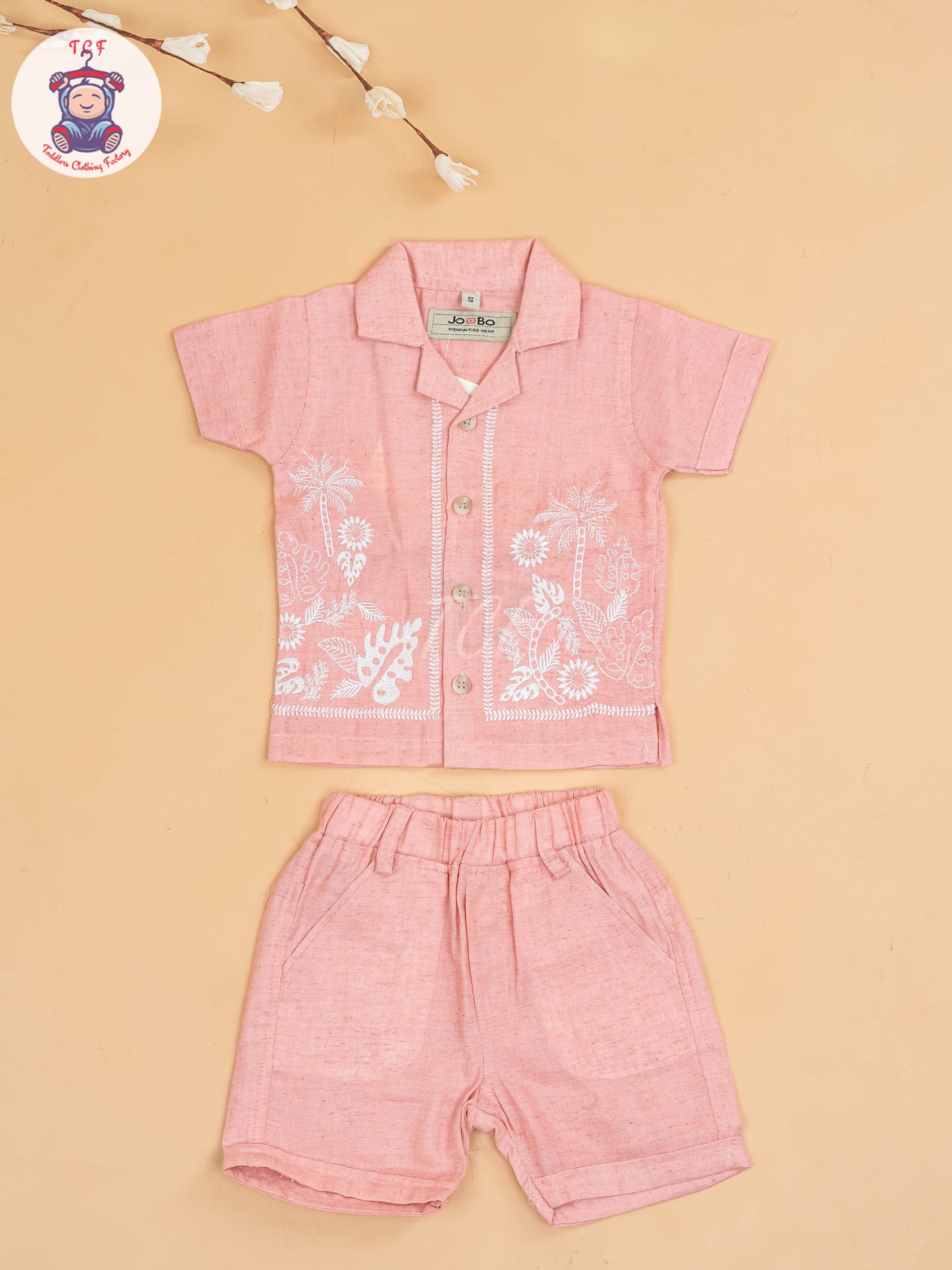 Onion Pink - Boys Readymade Cotton Shirts & Shorts