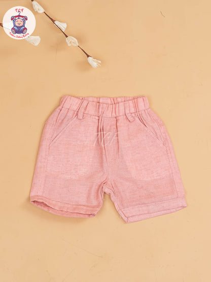 Onion Pink - Boys Readymade Cotton Shirts & Shorts