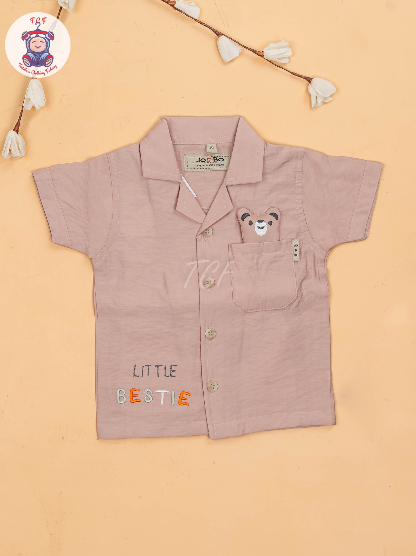 Onion Pink - Boys Readymade Cotton Shirts & Shorts