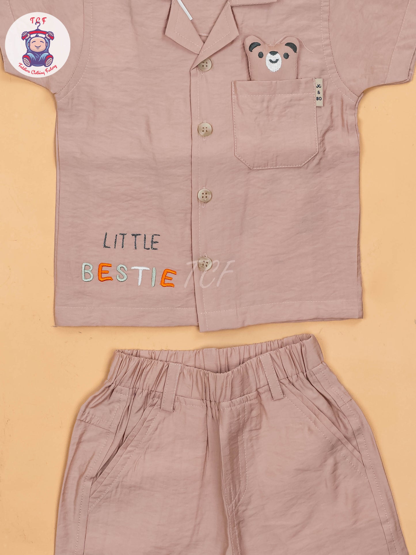 Onion Pink - Boys Readymade Cotton Shirts & Shorts