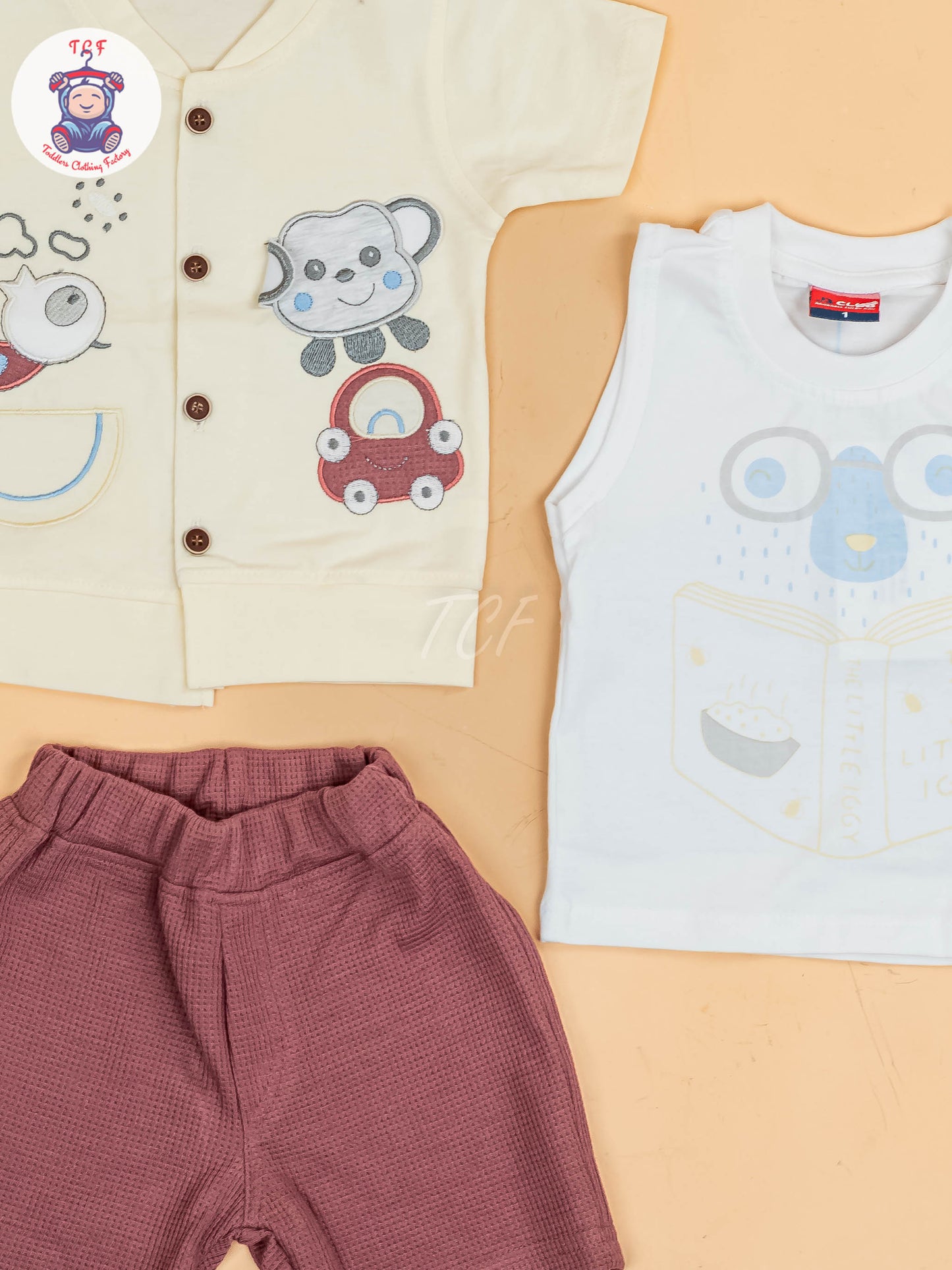 Yellow - Boys Readymade T-Shirts & Shorts