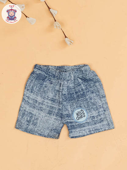Blue - Boys Readymade Cotton Shirts & Shorts